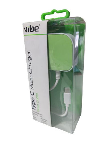 Picture of VIBE TYPE C 2.1 AMPS CHARGER GREEN